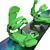 Burton Snowboards with Drake Reload Bindings 3D model small image 4