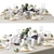 Elegant Lily Bouquet Table Setting 3D model small image 1