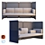 Coalesse Lagunitas Lounge System Sofa 3D model small image 6