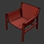 Minimalist Polys Pablo Armchair 3D model small image 5