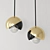 Elegant Emma Pendant Light 3D model small image 1