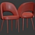 Modern Saarinen Dining Set 3D model small image 3