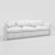 Italian Knit Sofa: Modern, Luxurious & Stylish 3D model small image 4