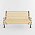 Versatile Bench Decor 3D model small image 3