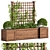 Ivy-Framed Outdoor Oasis 3D model small image 1