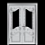 Elegant Dariano Versal Doors 3D model small image 9