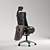 Sleek Office Chair 3D model small image 3