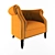 Elegant Pritzker Chair: Modern Comfort 3D model small image 1