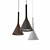 Elegant Black Pendant Lamp 3D model small image 1