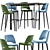 Sleek Astor Bar Set 3D model small image 1