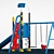 Playful Climbing Fun: Kids Playground Equipment 3D model small image 5