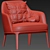 Stylish Poliform Jane Armchair 3D model small image 4