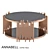 Sleek and Modern Annabell Coffee Table 3D model small image 1