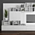 Minimalist TV Stand Set 3D model small image 2