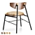 Industrial Elegance: Kink Dining Chair 3D model small image 2