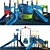 Adventure Jungle: Kids Playground Set 3D model small image 1