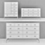 Berkeley Dressers - 3-Piece Living Set 3D model small image 4