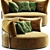 Elegance in Circles: CHARLESTON Sofa 3D model small image 2