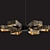 Luna 6-Light Chandelier: Elegant & Stylish 3D model small image 2