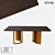  LoftDesigne 6838: Sleek Wood and Metal Table 3D model small image 1