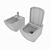 Modern and Hygienic: Duravit Happy D.2 Plus 3D model small image 12