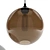 Elegant Metal and Glass Pendant Lamps Set of 2 3D model small image 2