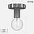 Surface Mounted Light LoftDesigne 4700 Model 
 Stylish Metal Light Fixture 3D model small image 1