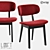LoftDesigne 32858 Wooden Chair 3D model small image 1