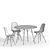 Barry Dining Table: Quality, Style, and Reliability 3D model small image 2