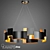 Modern OBN Chandelier - Ø 60 80 120 3D model small image 1