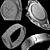 Tag Heuer Calibre 16 Chronograph 3D model small image 3