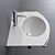 Catalano Velis Wall-mounted Washbasin 3D model small image 2