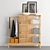 Nordkisa Bamboo Sliding Wardrobe 3D model small image 3