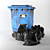 197K Poly Garbage Bin 1: Hires Renders, Turning-Table Preview 3D model small image 3