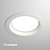 Bright LED Downlight with Color Options 3D model small image 1