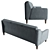 Cabo Loft Sofa: Stylish, Comfortable, and Versatile 3D model small image 2