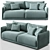 SP01 MAX Sofa: Innovative Design, Maximum Comfort 3D model small image 1