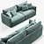 SP01 MAX Sofa: Innovative Design, Maximum Comfort 3D model small image 3