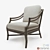 McGuire Rattan Target Chair: Timeless Elegance for Any Space 3D model small image 1