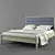 American Style Bed Collection | Saffron & Grey Agate Finish 3D model small image 4