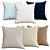 Cozy Cushion Collection 3D model small image 1