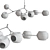 Branching Bubbles Ceiling Light 3D model small image 2