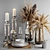 Elegant Table Decor Set 3D model small image 1