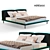 Italian Elegance: Timothy Bed by Meridiani 3D model small image 1