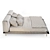 Italian Elegance: Timothy Bed by Meridiani 3D model small image 3