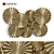 Modern Gold Fan Metal Wall Art 3D model small image 1