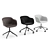 Muuto Fiber Office Armchair 3D model small image 3