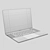 Silver MacBook Pro 16: Powerful Performance 3D model small image 5