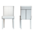 Elegant Lowe Leather Chair - Crate & Barrel 3D model small image 5