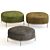 Modern Twist on Foot Support: Minotti Tape Footstool 3D model small image 2